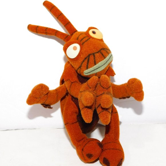 Disney A BUGS LIFE movie 5" Plush Grasshopper HOPPER plush magnetic hands - Picture 1 of 6